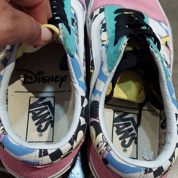 Vans x Disney Vintage Old Skool Suede Sneakers Size Men's 6 Women's 7.5 - Picture 10 of 12